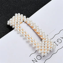 Load image into Gallery viewer, 2019 Fashion Women Full Pearl Hair Clips Snap Barrette Stick Hairpins Hair Styling Tools Hair Accessories Hairgrip Gift
