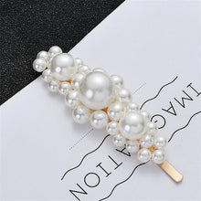 Load image into Gallery viewer, 2019 Fashion Women Full Pearl Hair Clips Snap Barrette Stick Hairpins Hair Styling Tools Hair Accessories Hairgrip Gift