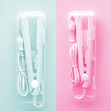 Load image into Gallery viewer, Curling Iron Mini Hair straightener Iron Ceramic Straightening Styling Tools Hair Curler Flat Iron Beard straightener