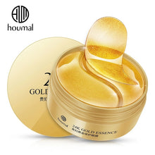 Load image into Gallery viewer, 60pcs 24K Gold Collagen Eye Mask Anti Wrinkle Sleep Crystal Eye Patch Moisturizing Dark Circles Remover Eye Mask Eye Care
