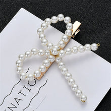 Load image into Gallery viewer, 2019 Fashion Women Full Pearl Hair Clips Snap Barrette Stick Hairpins Hair Styling Tools Hair Accessories Hairgrip Gift

