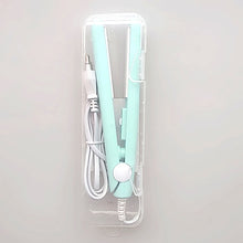 Load image into Gallery viewer, Curling Iron Mini Hair straightener Iron Ceramic Straightening  Styling Tools Hair Curler Flat Iron Beard straightener
